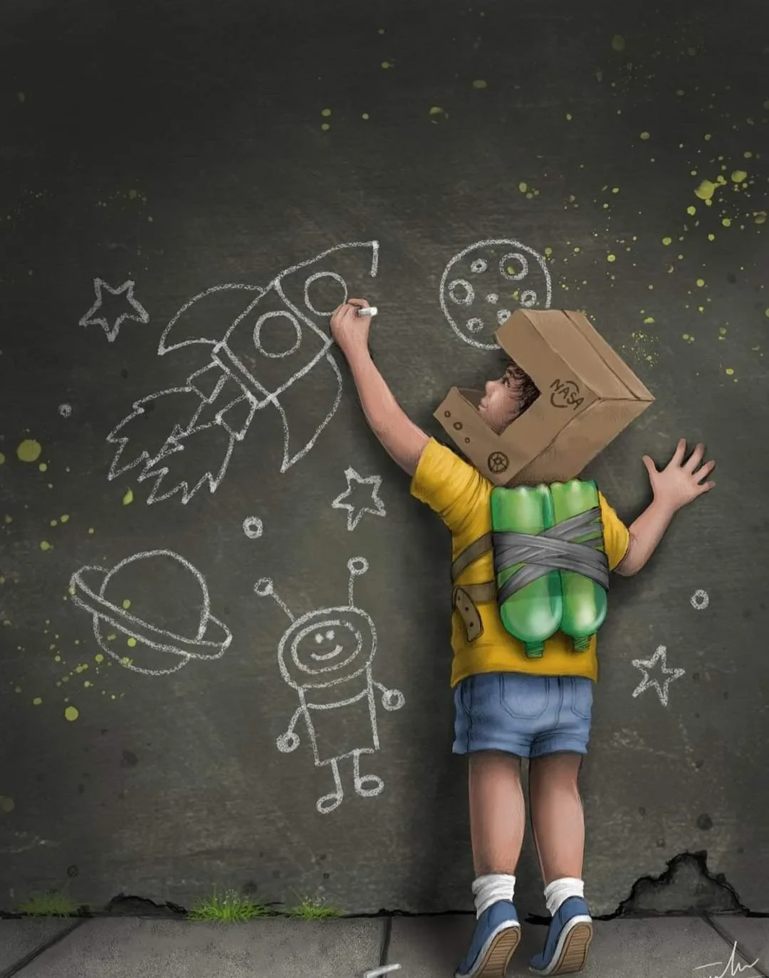 Niño leyendo un libro